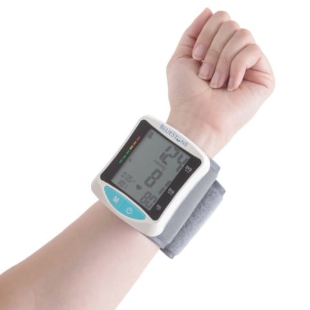 Automatic Wrist Blood Pressure Monitor Digital LCD Display Screen, Fast BP and Pulse Readings -  FLEMING SUPPLY, 960667MIQ